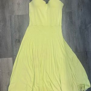 Victorias Secret bandeau sweetheart midi dress  molded cups 32B